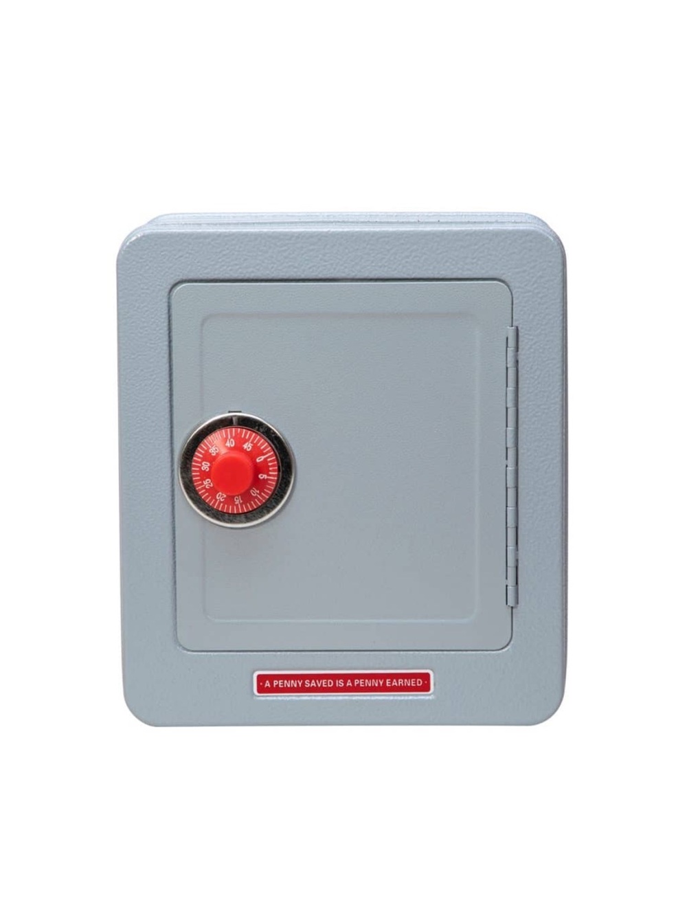 Schylling Gray Toy Safe with Red Dial alarm bank safety piggy bank - Picture 3 of 5